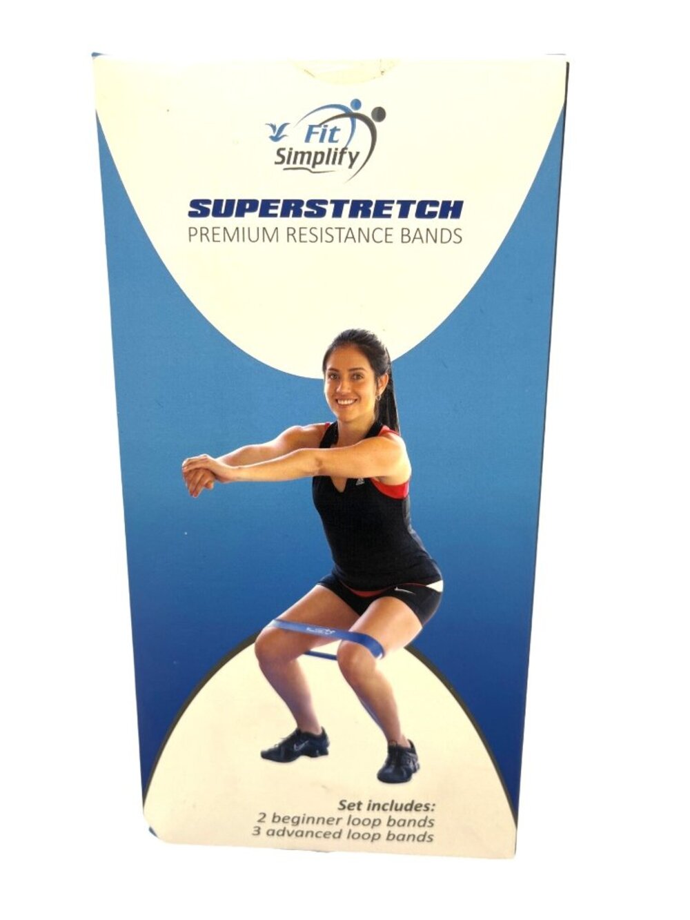 Premium Resistance Bands Set/ 2 Beginner Loop Bands & 3 Advanced Loop Bands 71h